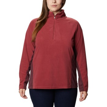 Columbia Sweater Dames, Glacial IV 1/2 Zip Plus Size Rood, 72WYAXNVQ